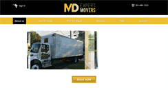 Desktop Screenshot of mdexpertmovers.com
